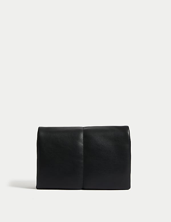 Faux Leather Cross Body Messenger Bag