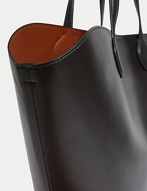 Boodschappentas van imitatieleer - NL