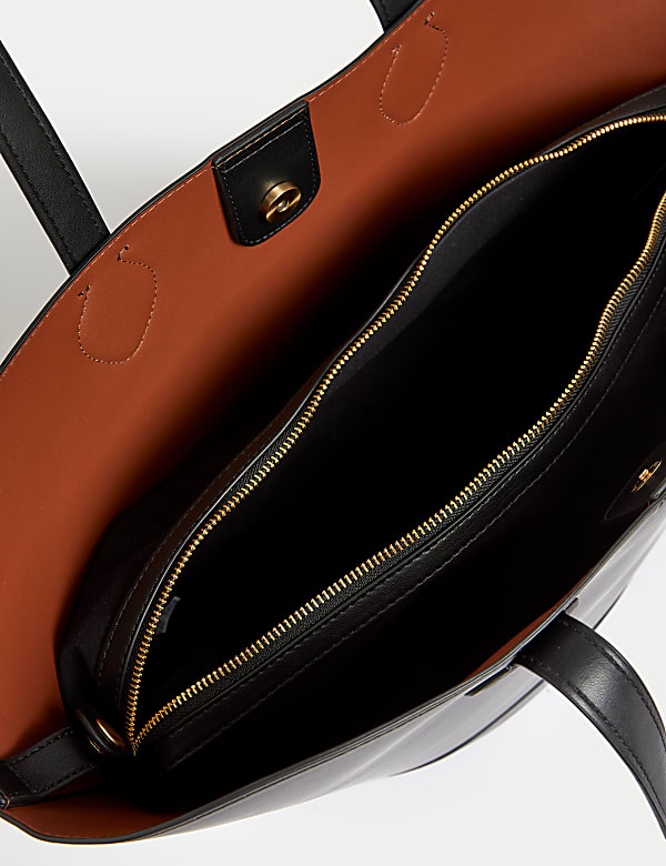 Boodschappentas van imitatieleer - NL