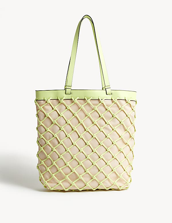 Woven Tote Bag BLACK Bags M S MV