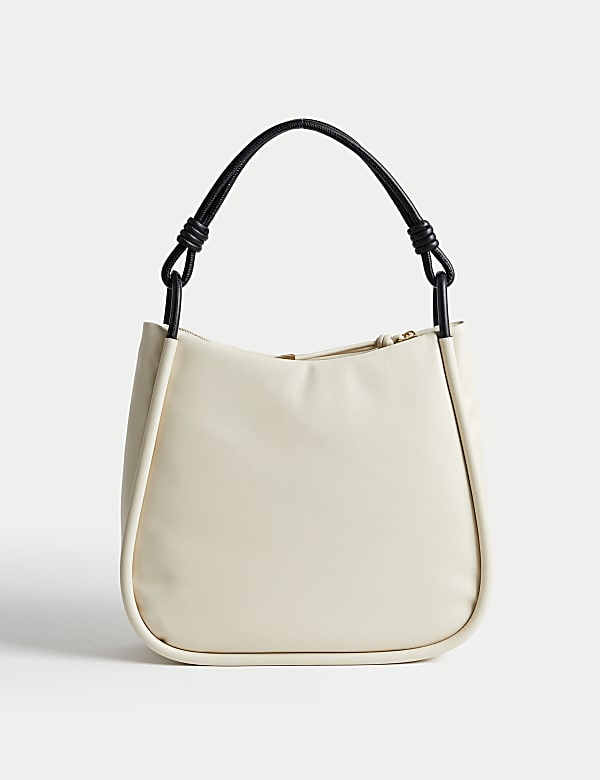 Faux Leather Shoulder Bag