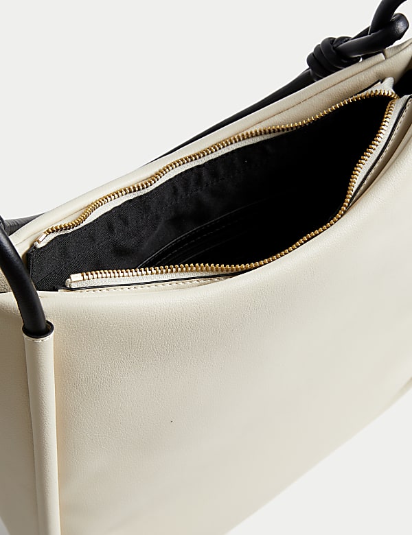 Faux Leather Shoulder Bag