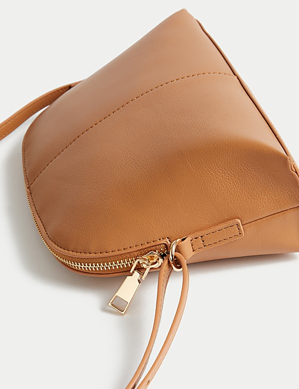 Faux Leather Cross Body Bag