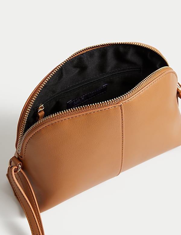 Faux Leather Cross Body Bag