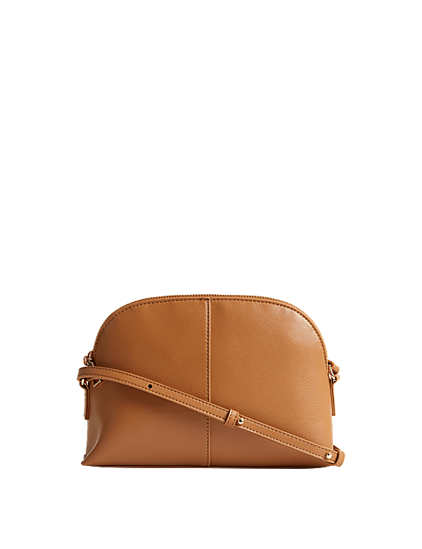 Faux Leather Cross Body Bag