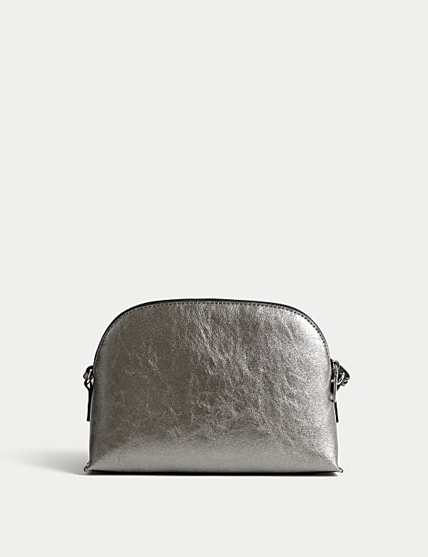 Faux Leather Cross Body Bag