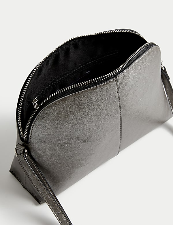 Faux Leather Cross Body Bag