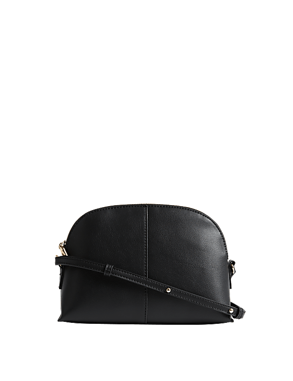 Faux Leather Cross Body Bag