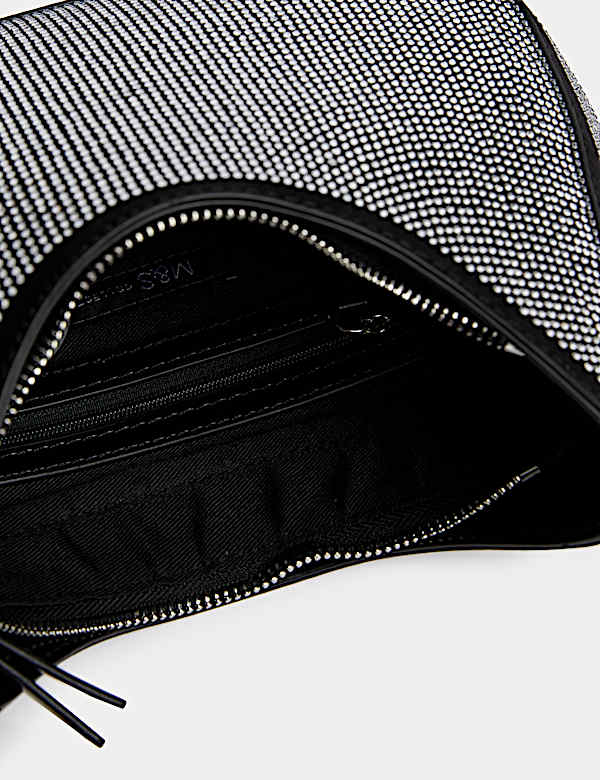 Faux Leather Underarm Shoulder Bag