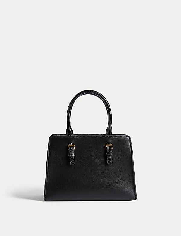 Buy Faux Leather Grab Bag at Marks Spencer