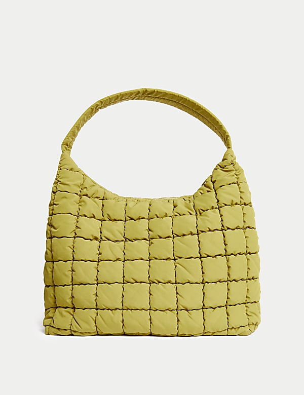 Nylon Quilted Shoulder Bag - SE