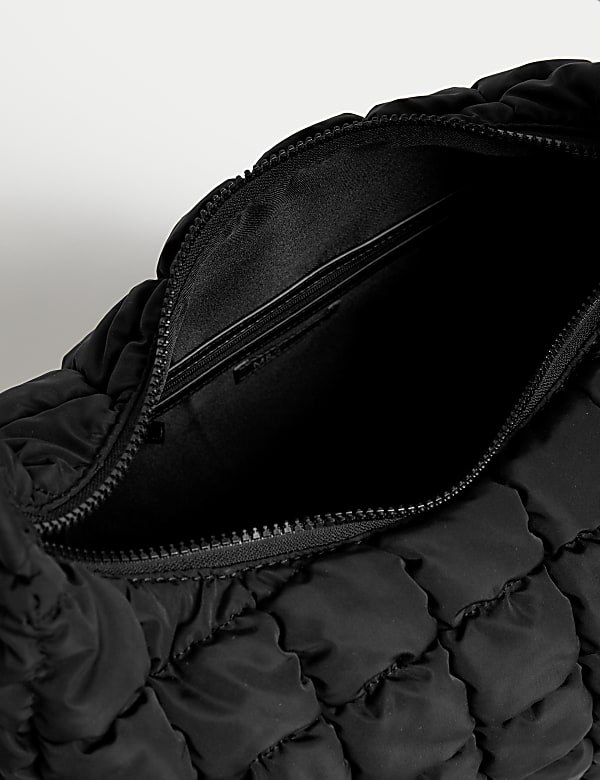 Bolso de hombro acolchado de nylon - US