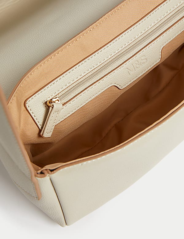 Faux Leather Shoulder Bag