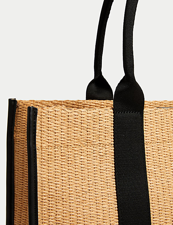 Canvas Structured Tote Bag - PT