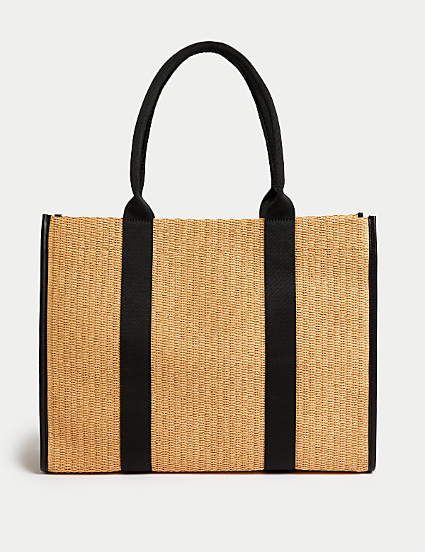 Canvas Structured Tote Bag - PT