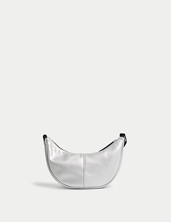 Faux Leather Sling Cross Body Bag