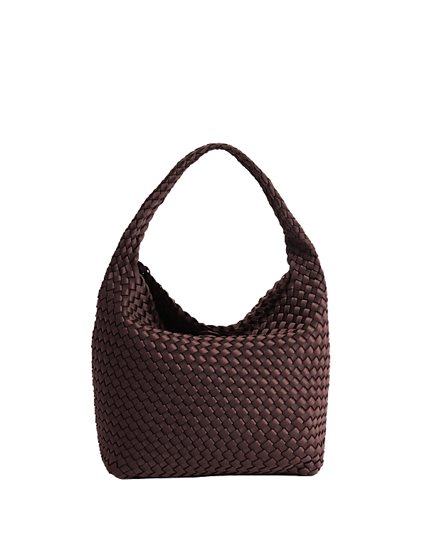 Braided Top Handle Shoulder Bag