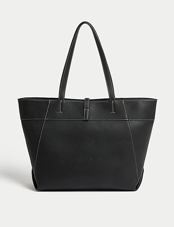 Faux Leather Tote Bag - MX