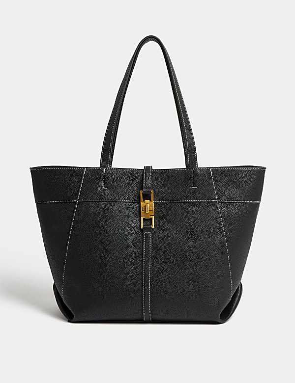 Faux Leather Tote Bag - RS