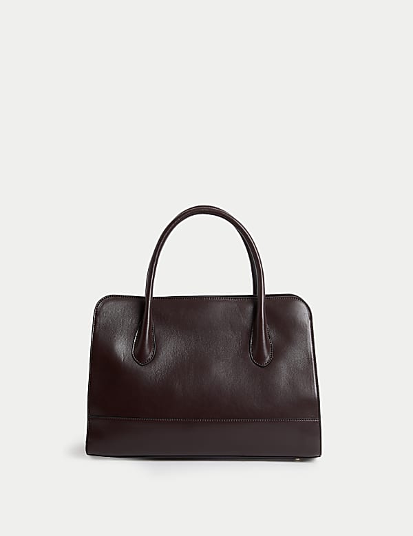 Faux Leather Briefcase Bag - AL