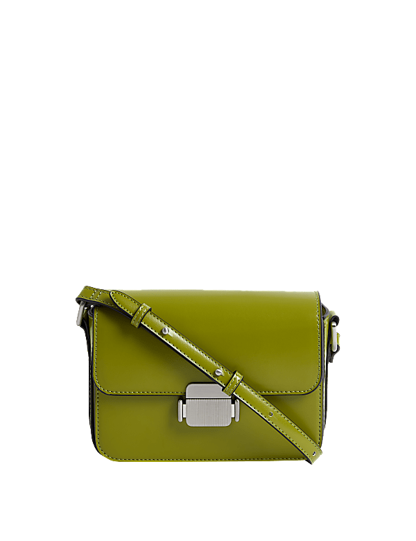 Faux Leather Cross Body Bag