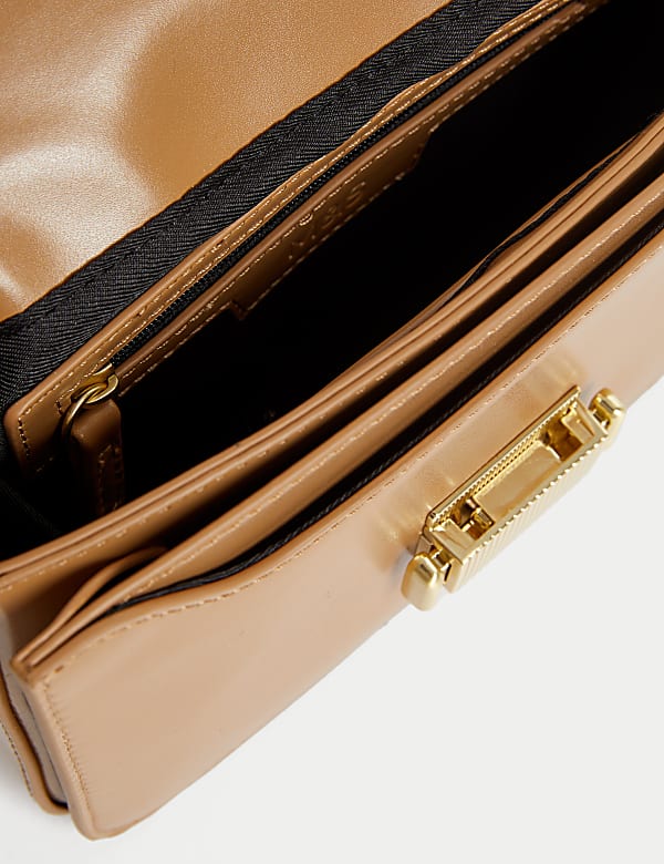 Faux Leather Cross Body Bag