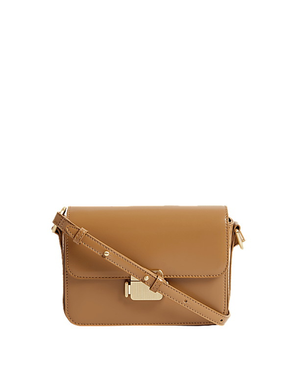 Faux Leather Cross Body Bag