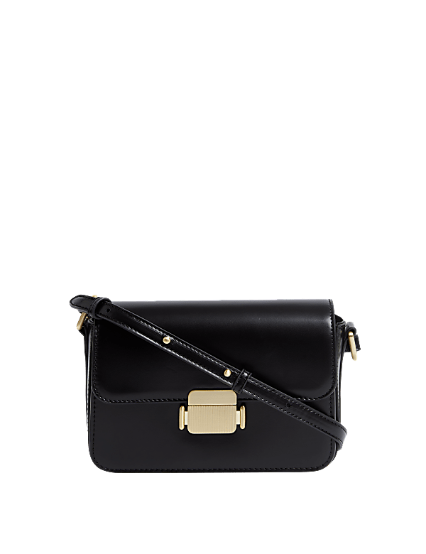 Faux Leather Cross Body Bag