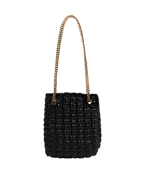 Quilted Chain Strap Shoulder Grab Bag