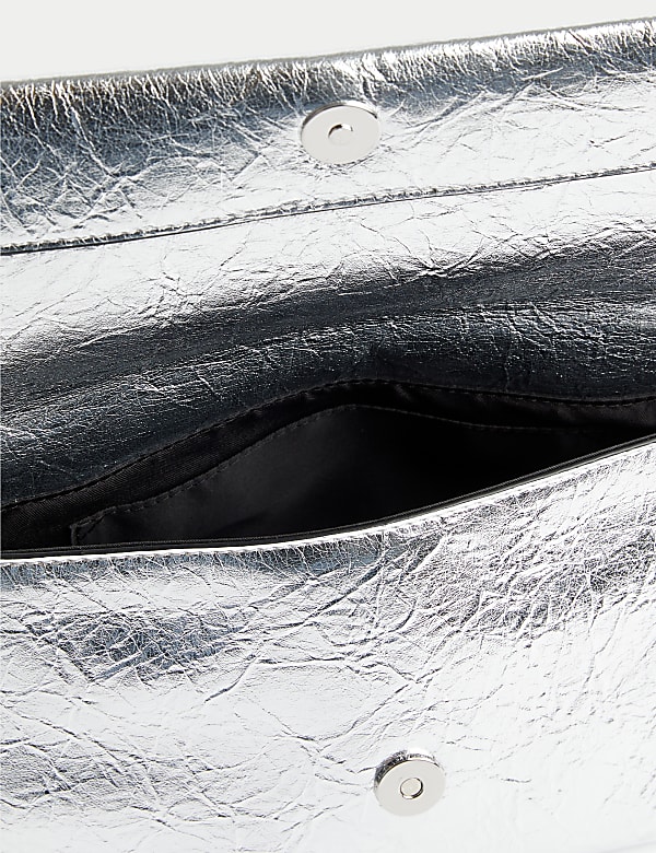Metallic Clutch Bag - GR