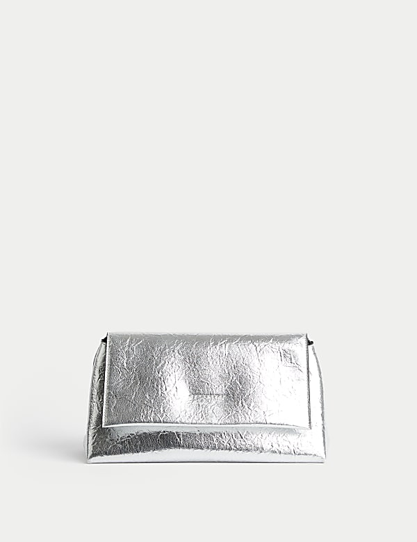 Metallic Clutch Bag - GR