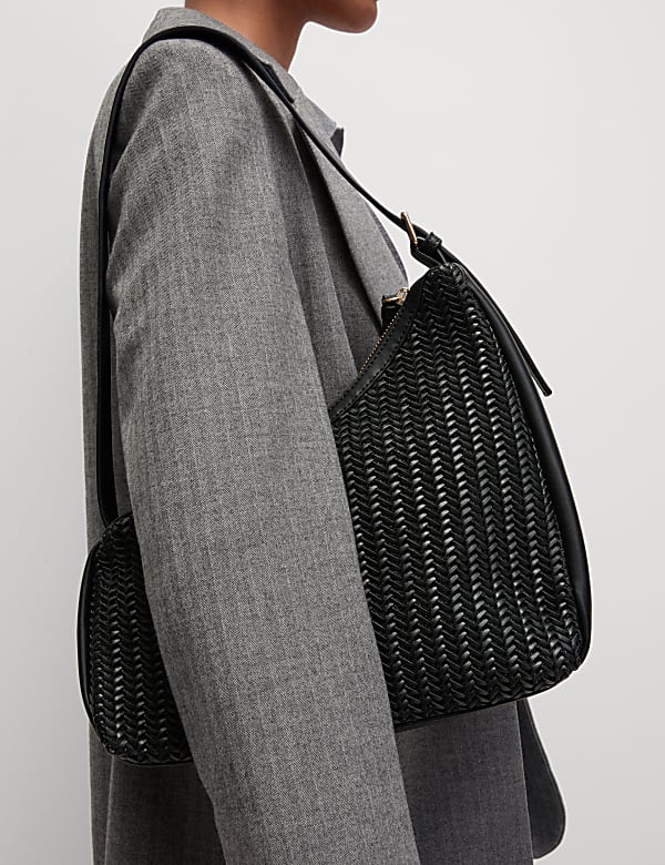 Woven Shoulder Bag - JE
