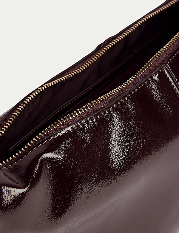 Faux Leather Cross Body Bag
