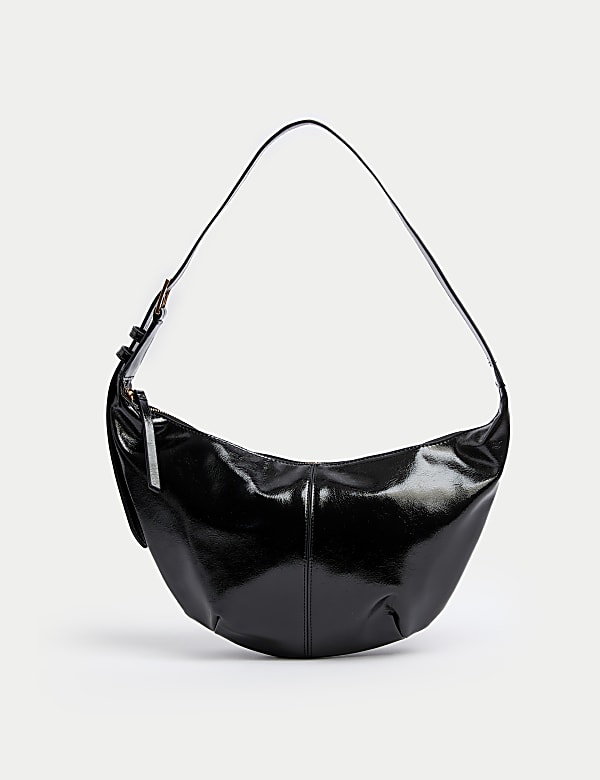 Faux Leather Cross Body Bag - MX