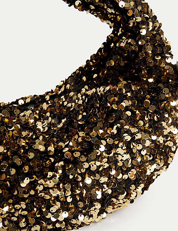 Sequin Top Handle Grab Bag