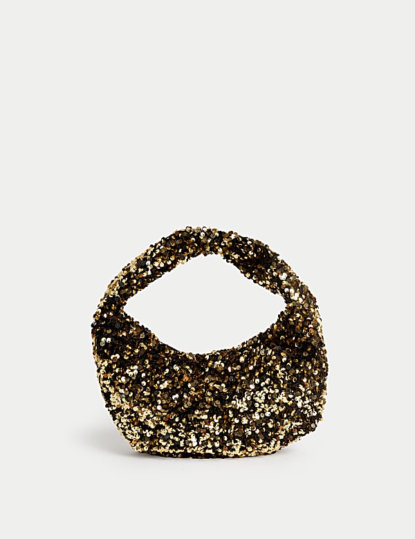 Sequin Top Handle Grab Bag