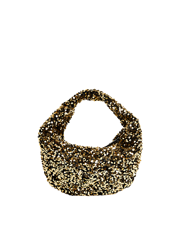 Sequin Top Handle Grab Bag