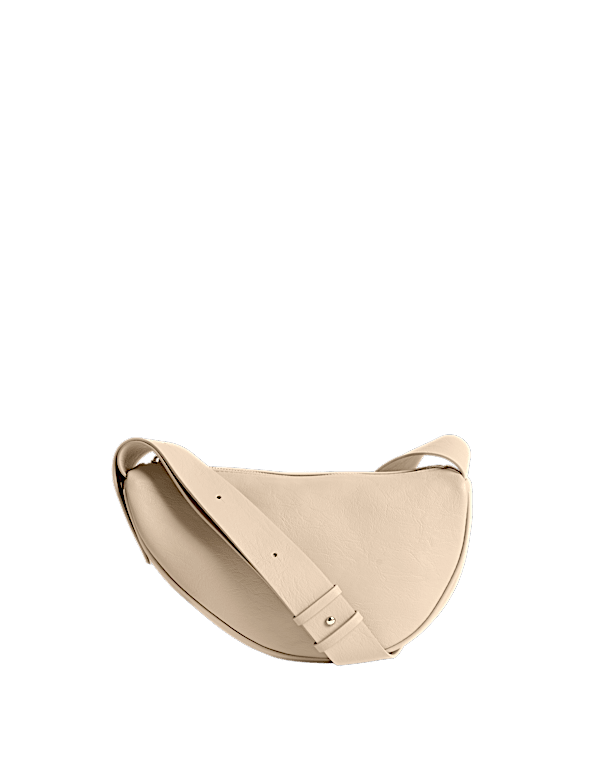 Faux Leather Sling Bag