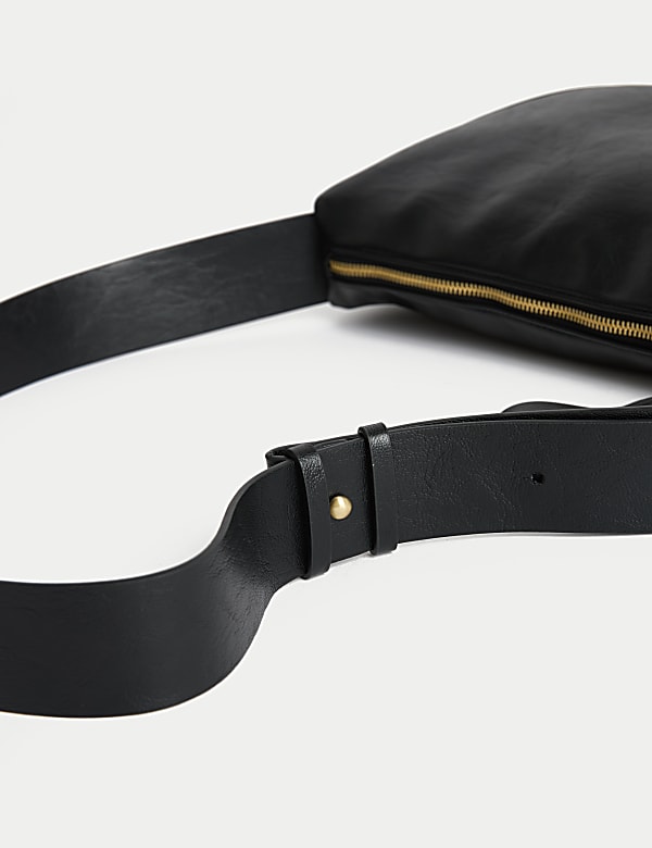 Faux Leather Sling Bag