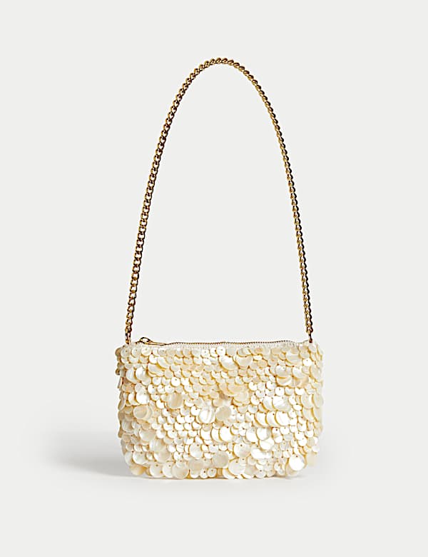 Sac à bandoulière chaîne en perles - FR