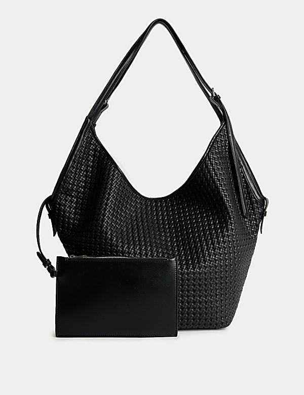 Faux Leather Tote Bag - TW