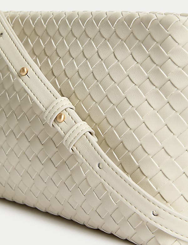 Faux Leather Cross Body Bag - NL