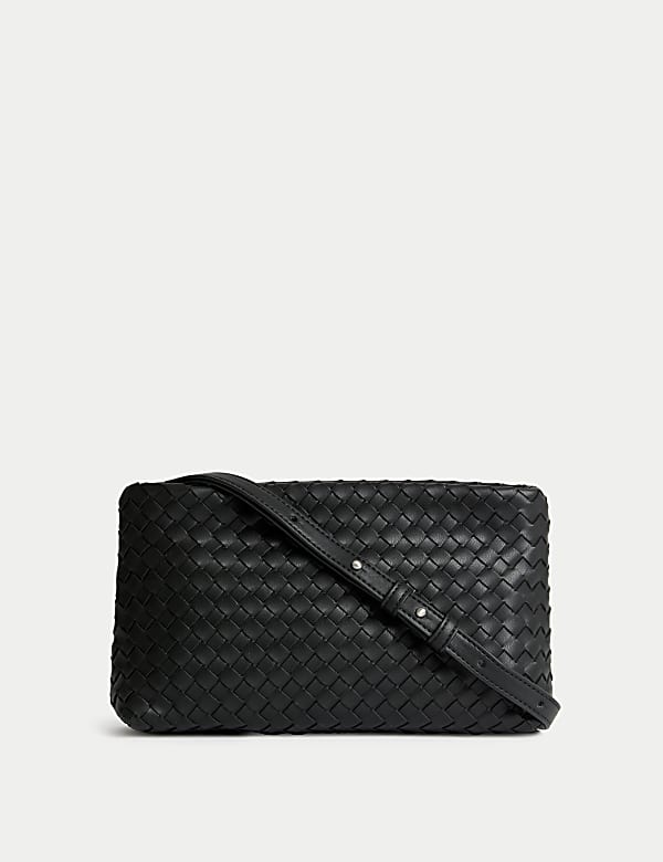 Faux Leather Cross Body Bag - TW