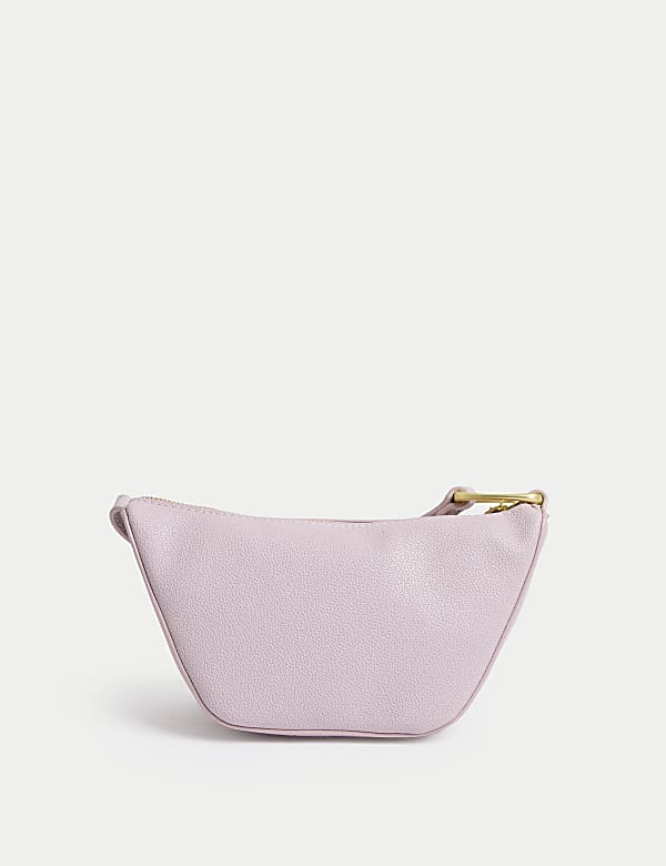 Faux Leather Mini Cross Body Bag - DE