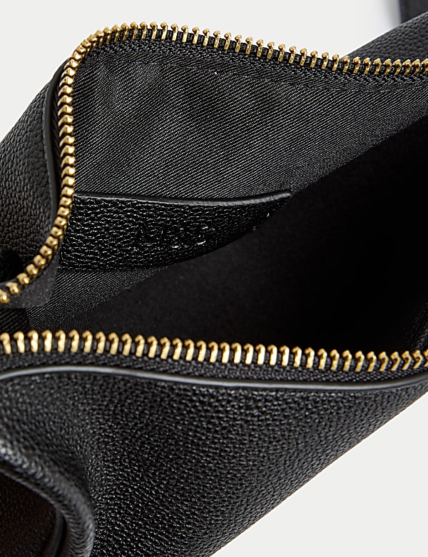 Faux Leather Mini Cross Body Bag