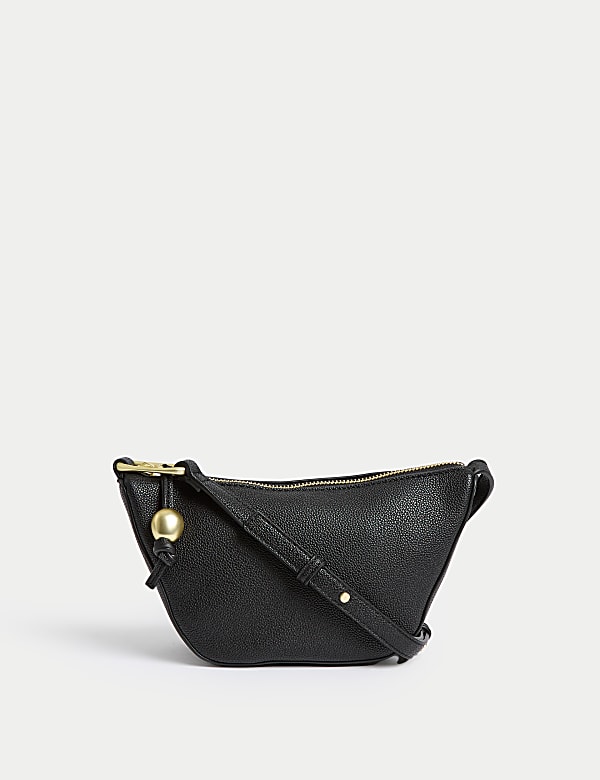 Faux Leather Mini Cross Body Bag - TW