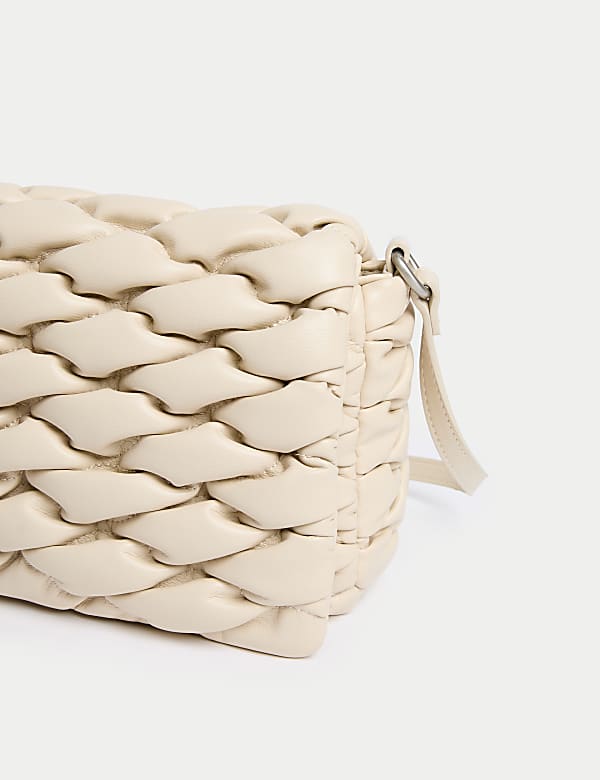 Faux Leather Cross Body Bag - EE