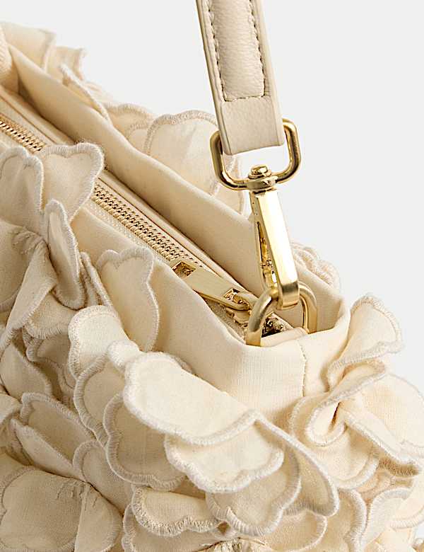 Cotton Rich Embroidered Shoulder Bag - JE