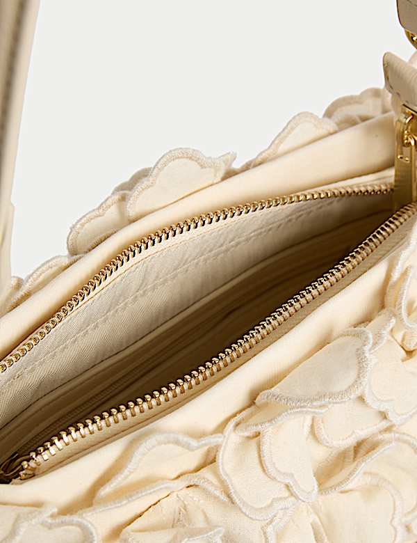 Cotton Rich Embroidered Shoulder Bag - JE