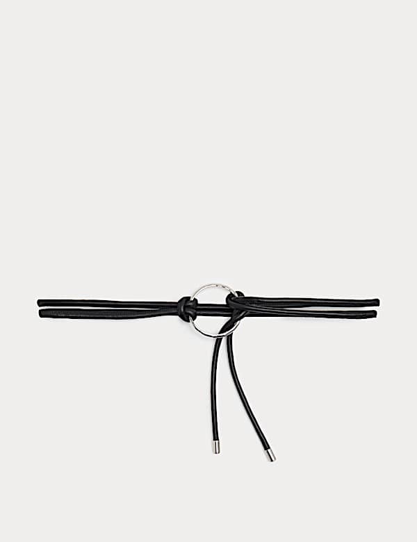 Leather Rope Belt | BLACK | Belts | M&S IT